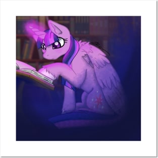 Twilight Reading in the dark Posters and Art